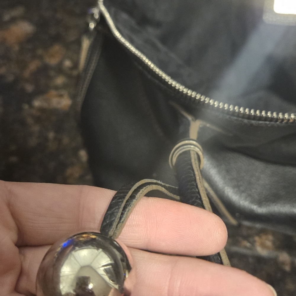 Hide Your Flask Furla Satchel Euc Furla Name Embo… - image 5